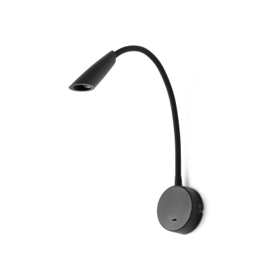 Image of Boken Adjustable Black Wall Reader Light
