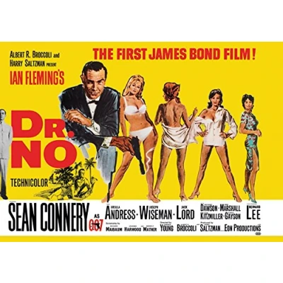 Image of Pyramid International James Bond Doctor No Yellow, Extra Large Canvas