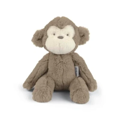 Image of Mamas &amp; Papas Welcome to the World Small Beanie Toy, Monty Monkey