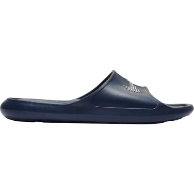 Image of Nike Sportswear Victori ONE Shower Slide Pool slides Midnight navy/white, Men&#039;s, Size: 11, navy/white Synthetics