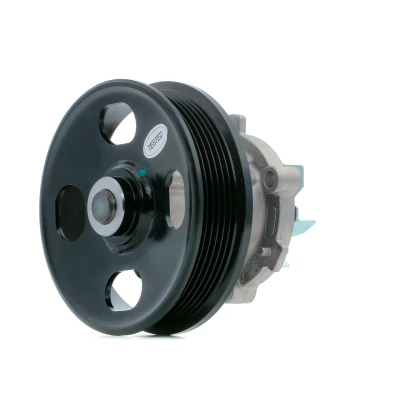 Image of 12855461, 12855462, 93177340 Water pump GATES WP0120 with belt pulley, for V ribbed pulley VAUXHALL: Corsa Mk3, Astra Mk6, Mk6 Kombi