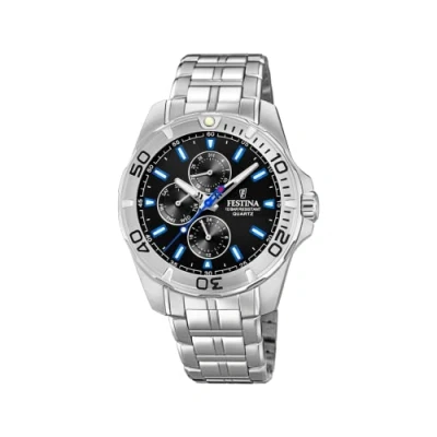 Image of Festina Mens Multi dial Quartz Watch with Stainless Steel Strap F20445/6
