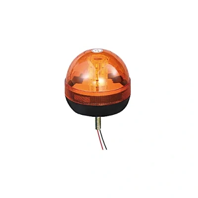 Image of Maypole 12/24V 40x3W LED Amber Flashing Warning Single Bolt Fixing Beacon Vans, Tractors, Recovery Vehicles, Forklifts