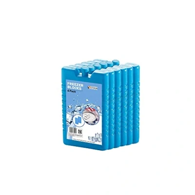 Image of STERUN Freezer Blocks Cools &amp; Keeps Food Fresh Drinks Cold Reusable Long Lasting For Cooler Bag Lunch Box Picnic (6 Pack)