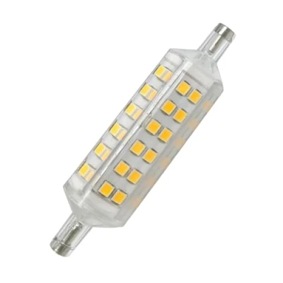 Image of Aoxdi R7s 78mm Linear LED Bulb 6W, Warm White 3000K, 72 SMD 2835 Slim Floodlight Bulbs, J78 Double Ended Floodlight, AC 220 240V, 1 Pack (Warm White)