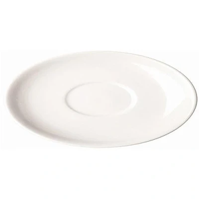 Image of &quot;Classic White Tea/Soup Saucer Dimensions: 150mm (6&quot;&quot;). Box quantity: 12.&quot;