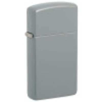 Image of Zippo Lighter, Slim Flat Grey, 1 x 3,5 5,5 cm