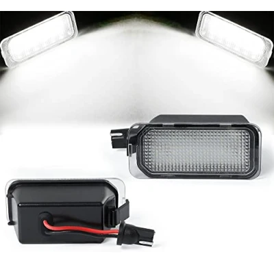 Image of 2x LED License Number Plate Light For Ford MONDEO MK4 5 Fiesta Focus Galaxy Edge Escape Transit Tourneo Kuga MK2 B C Max CANBUS