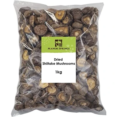 Image of Dried Whole Shiitake Mushrooms 1kg by Manor Springs
