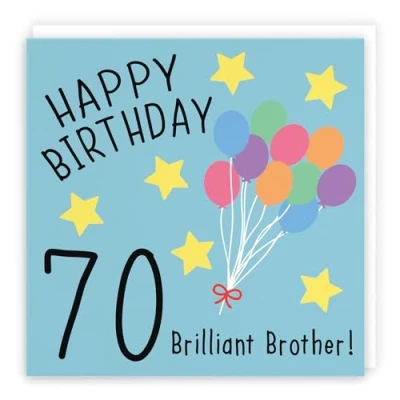 Image of Hunts England Brother 70th Birthday Card Happy 70 Brilliant Original Collection Age