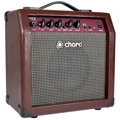 Image of Chord Electro Acoustic Amplifier Combo with Built in Chorus Effect &amp; Bluetooth Connectivity 15W Guitar