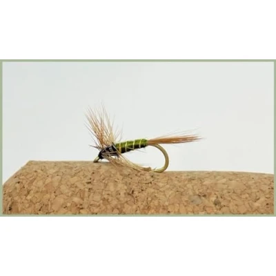 Image of BARBLESS Greenwell Glory Trout flies, 6 Pack Dry Hackled, Choice of Sizes, Fly Fishing (All Mixed)