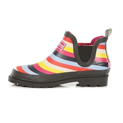 Image of REGATTA Women&#039;s Lady Harper Welly Rain Boot, Multi Stripe, 3 UK