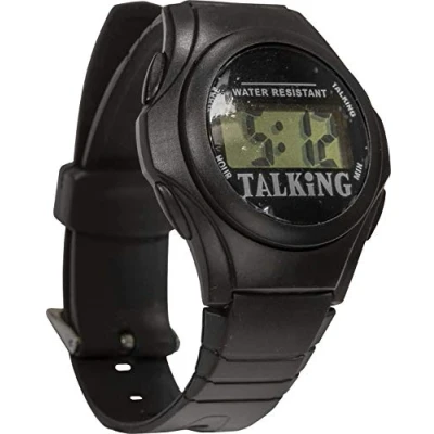 Image of Aidapt Talking Large Digits Waterproof Watch with Loud Clear Easy to Understand Voice, Daily Alarm and Adjustable Strap for Visually Impaired Blind Users