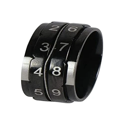 Image of KnitPro KP10866 Row Counter Ring Size 8, Assorted