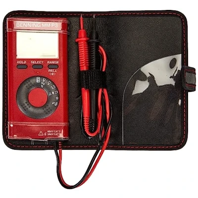 Image of Benning 044084 &quot;MM P3&quot; Digital Multimeter, Red/Black