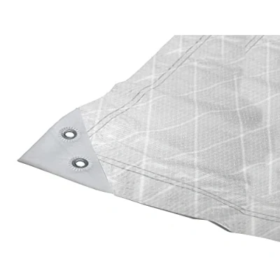 Image of Faithfull FAITARPTT64W Tough Tarp Tarpaulin 120gsm White 6M x 4M (20x13ft)