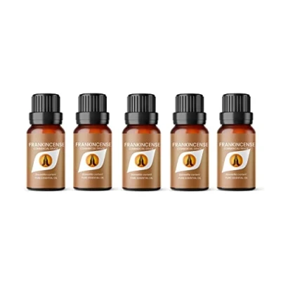Image of Aroma Energy Frankincense Dilute Essential Oil 50ml (5 x 10ml Bottles) 100% Pure &amp; Natural