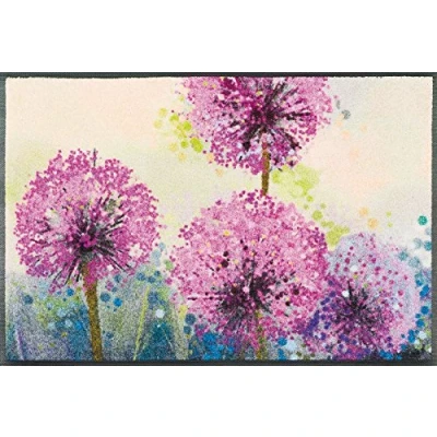 Image of Wash + Dry Door Mat, Top: 100% Cotton, Multi coloured, 50 x 75