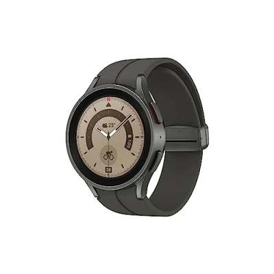 Image of Samsung Galaxy Watch5 Pro 45mm 4G LTE Smart Watch, Grey Titanium, 3 Year Extended Warranty (UK Version)