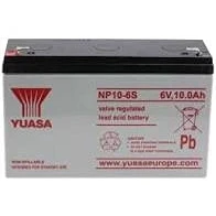 Image of Yuasa NP10 6RS Lead Acid Battery 6V, 10Ah