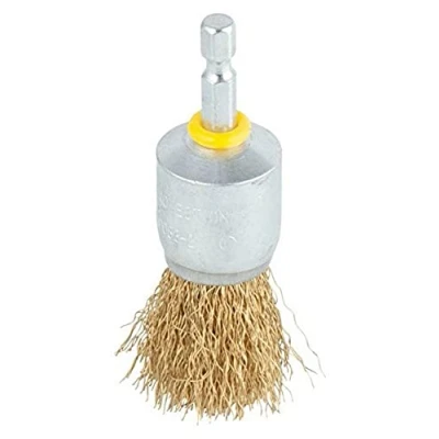 Image of wolfcraft Brass Wire End Brush, Ø 25 mm I 2738000