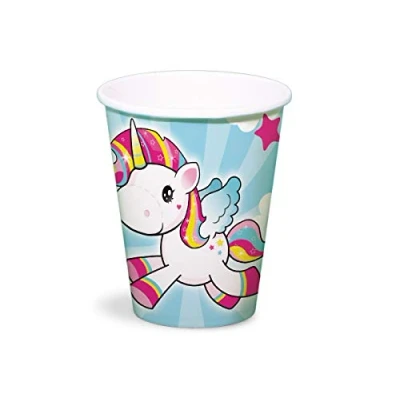 Image of Folat Unicorn Disposable Cups 250 ml 8 Pieces