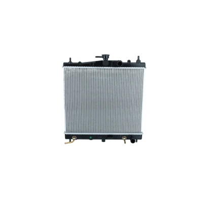 Image of 21460AX000, 21460AX200 Engine radiator NRF 53477 Aluminium 452mm 380mm 16mm Brazed cooling fins NISSAN: MICRA 3