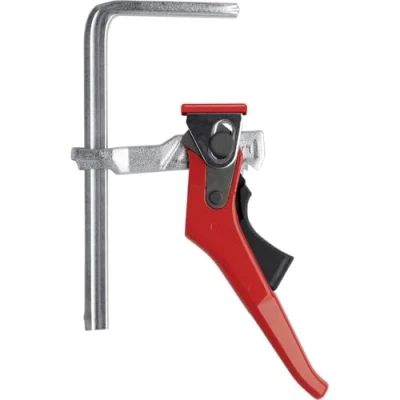 Image of Bessey GTR16S6H GTRH All Steel Table Clamp, Grey/Red, 160/60 mm