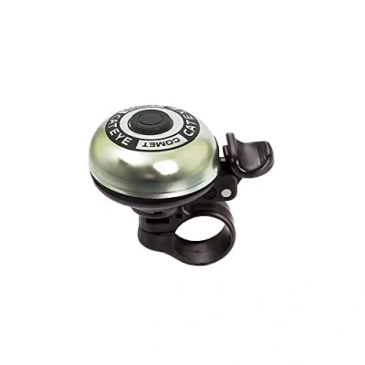 Image of CatEye PB 200 Comet Bell Silver: Compact, loud, sleek silver, easy to install