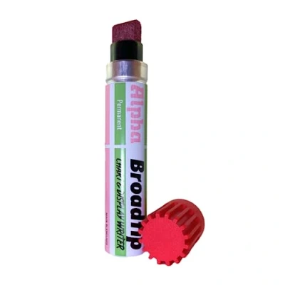 Image of SureMark Alpha Broadtip Jumbo Permanent Marker Red Single