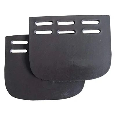 Image of Girth Buckle Guards 3 Slots for English Horse Riding Saddle Leather (Brown)