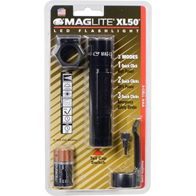 Image of Maglite XL50 S301C LED Torch 3 AAA Black
