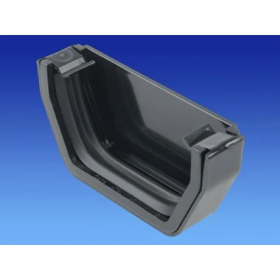 Image of Wavin OSMA Squareline Stopend External 100mm Black 4T811b