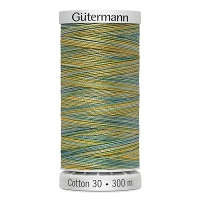 Image of Gutermann No 30 Sulky Cotton Embroidery Thread 300m 4013 Green Each