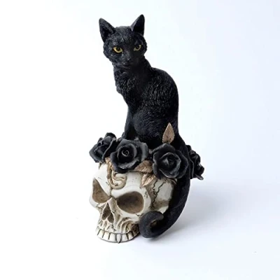Image of Alchemy Gothic Grimalkin Cat Unisex Sculptures Standard, polyresin,