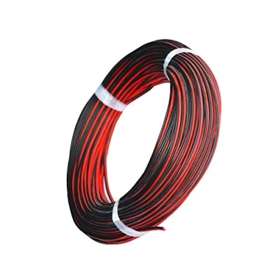 Image of TUOFENG 20 awg Silicone Electrical Wire 40 Meter [Black m Red m] 2 Conductor Parallel line Soft and Flexible Gauge Hook Up Oxygen Free Strands Tinned Copper