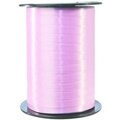 Image of Clairefontaine Ref 601760C Smooth Counter Ribbon Roll (Single Reel) 7mm x 500m Length Roll, 11.7 9.5cm Spool Suitable for Gift Wrapping &amp; Crafting Pink