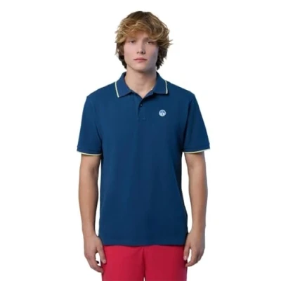 Image of NORTH SAILS Blue Polo Shirt, blue, L