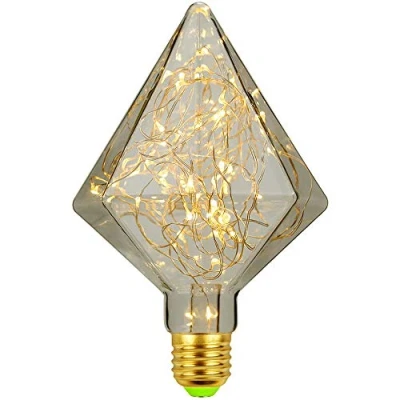 Image of Tianfan LightingDesigner RGB Edison Led Bulb 1.8W 220V E27 Copper Wire Festoon Lights (Pyramid Warm White)