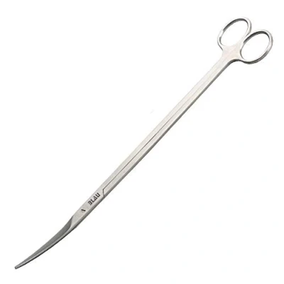 Image of BLAU aquaristic BA 7790016 Plant Shears Stainless Steel Curved