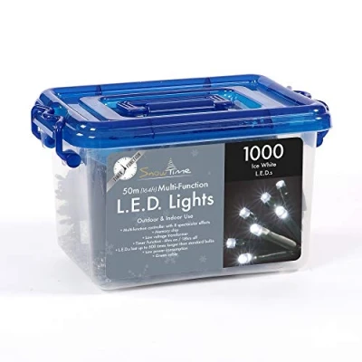 Image of Snowtime 1000 Ice White LED Multi function Lights With Timer