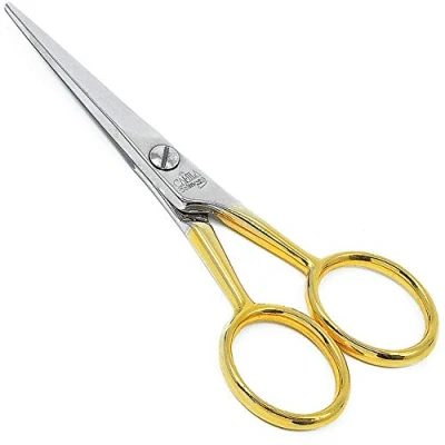 Image of Camila Solingen CS45 Hair Scissors Professional 4.5&quot; Very Sharp Grooming Scissors. Razor Edge Barber Cutting Stainless Steel Shears for Salon. Made of in Solingen, Germany