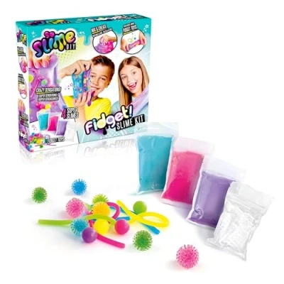 Image of So slime fidget Gift Pack 4 super slimes + 12 toys, fun for ages 6+
