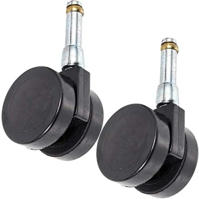 Image of SPARES2GO Front Double Wheel Castor Runner for Numatic Charles CVC370 Edward George NRV200 Vacuum Cleaner (50mm, Pack of 2)