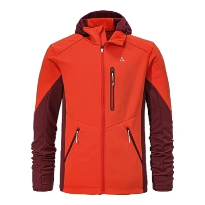 Image of Schöffel Lodron M Men&#039;s Fleece Hoodie, poinciana