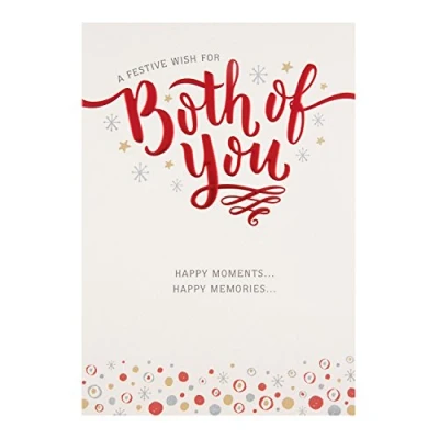 Image of Hallmark Medium To Both &quot;Happy Memories&quot; Christmas Card