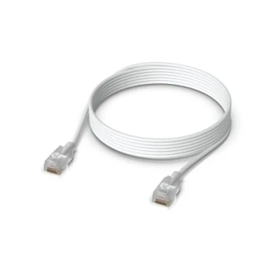 Image of Ubiquiti UACC cable Patch EL 3M W networking Translucent,White Cat6