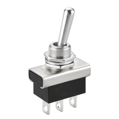 Image of Heschen Metal Toggle switch Flick Flip, KN3D 102, 12V 25A, ON/ON, 2 Positon, 3 Pin, For Car Dash Light (1)