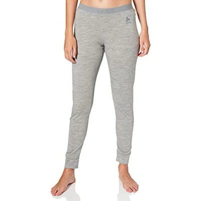 Image of ODLO Women&#039;s Suw Bottom Merino 200 Panty, Grey Melange Melange, L UK
